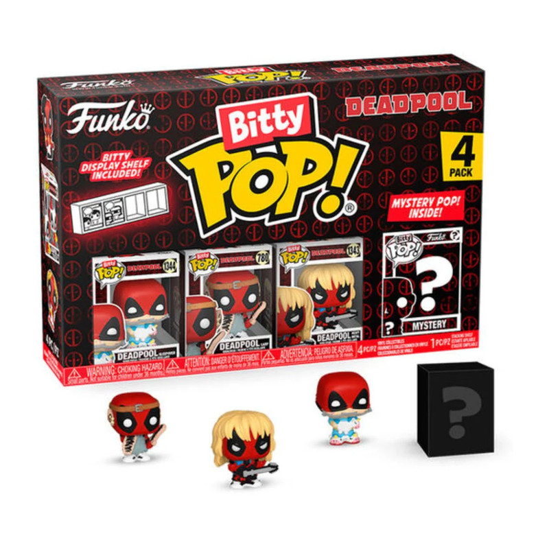 Funko Bitty Pop! Marvel: Deadpool - Sleepover 4PK - دمية